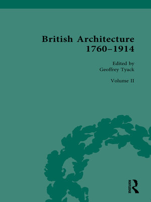cover image of British Architecture 1760–1914, Volume II